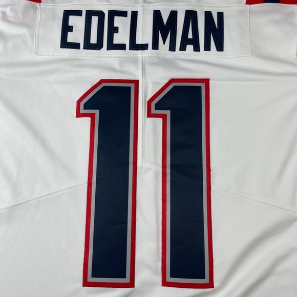 Nike on field Julian Edelman New England patriots sewn NFL Jersey XL and L - Picture 2 of 9